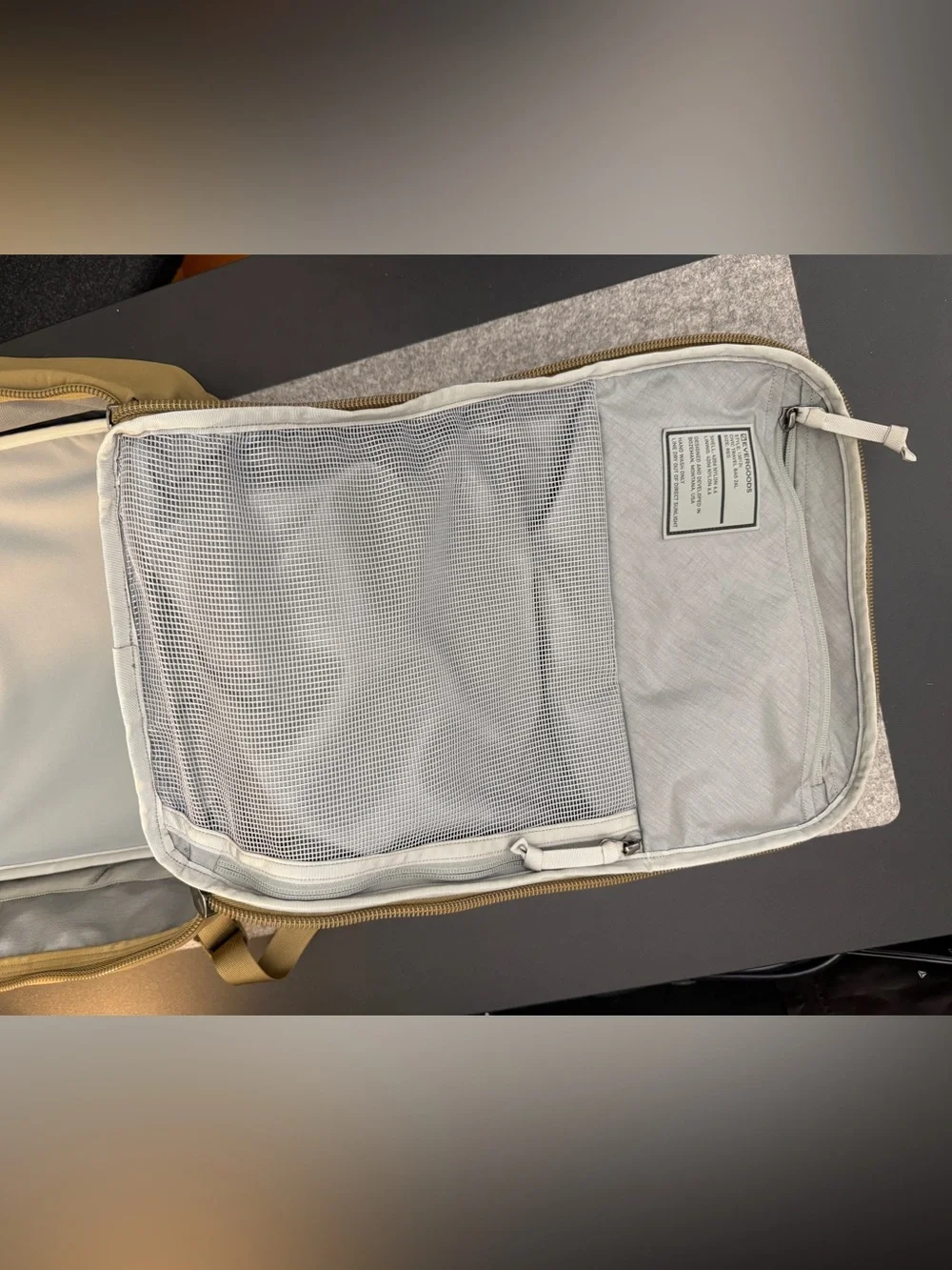 Evergoods Civic travel Bag 26L, Fossil Brown